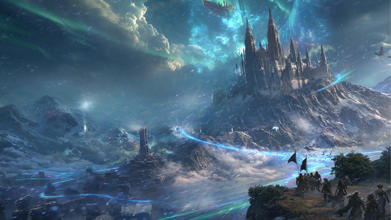 Castelo da próxima expansão — arte conceitual revelada no build NIX