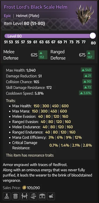Frost Lord's Black Scale Helm — Elmo