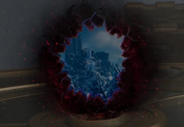 Portal de entrada da Rachadura: Vestígios de Nix.