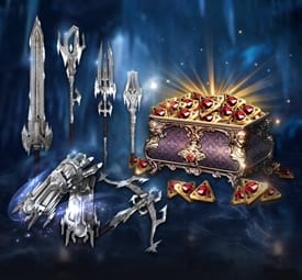 Itens do pacote Nix Platinum, vendidos com a virada de temporada.